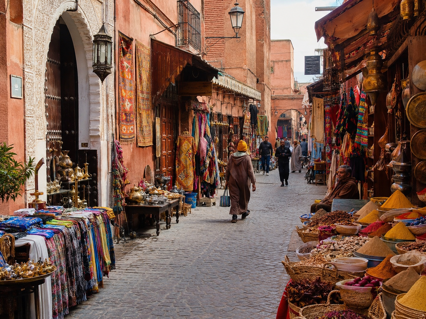 Traditionelle marokkanische Medina